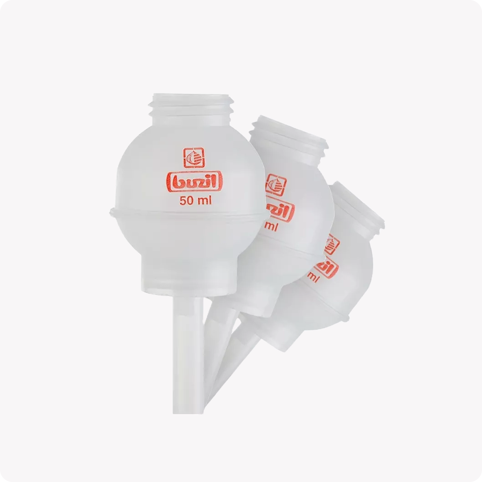 Dosierkugel | 10ml - 20ml - 50ml | Kompatibel mit  1 Liter Flasche | Transparent