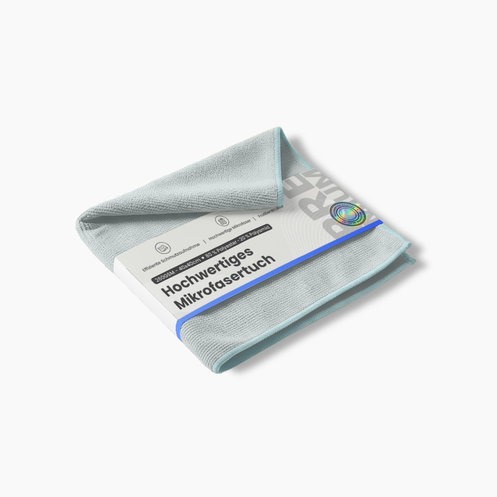 Microfasertuch | Blau | Universelle Reinigung | Frottee Oberfläche