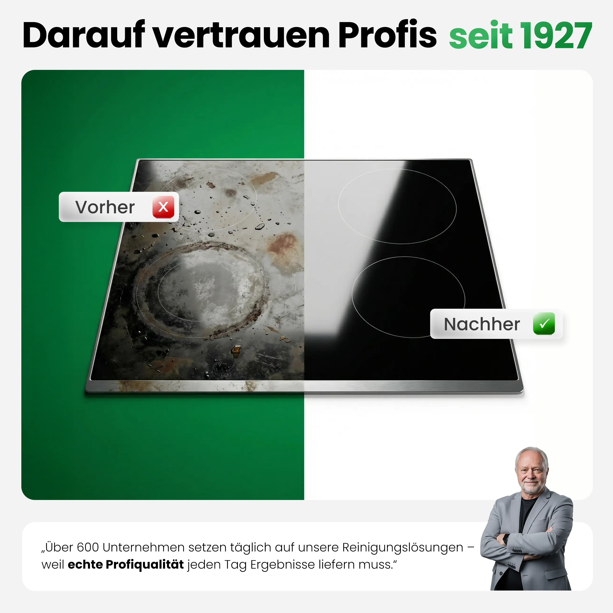 Küche 3G - Hochaktiver Fettlöser | 1L | Für Gastronomie und Küchen